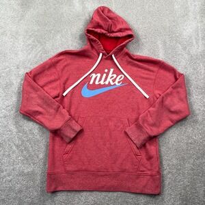 Nike Sportswear Heritage Basketball Pullover Hoodies Men's Size M Red BV2933 657